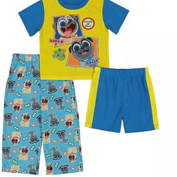 NWT 4t 4 girls boys Puppy dog pals pajamas spring summer disney Bingo Rolly gift - Picture 1 of 10